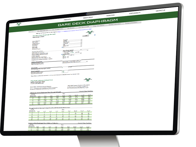 Representation of Verco design tools on a computer screen