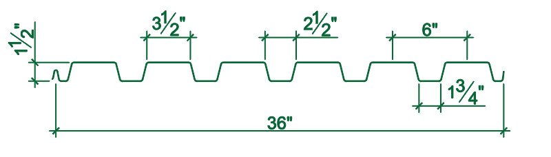 PLB-36/HSB-36 Nominal Dimensions