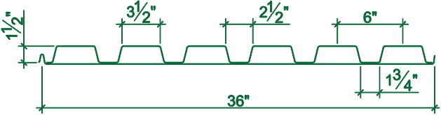 PLB-36/HSB-36 Nominal Dimensions