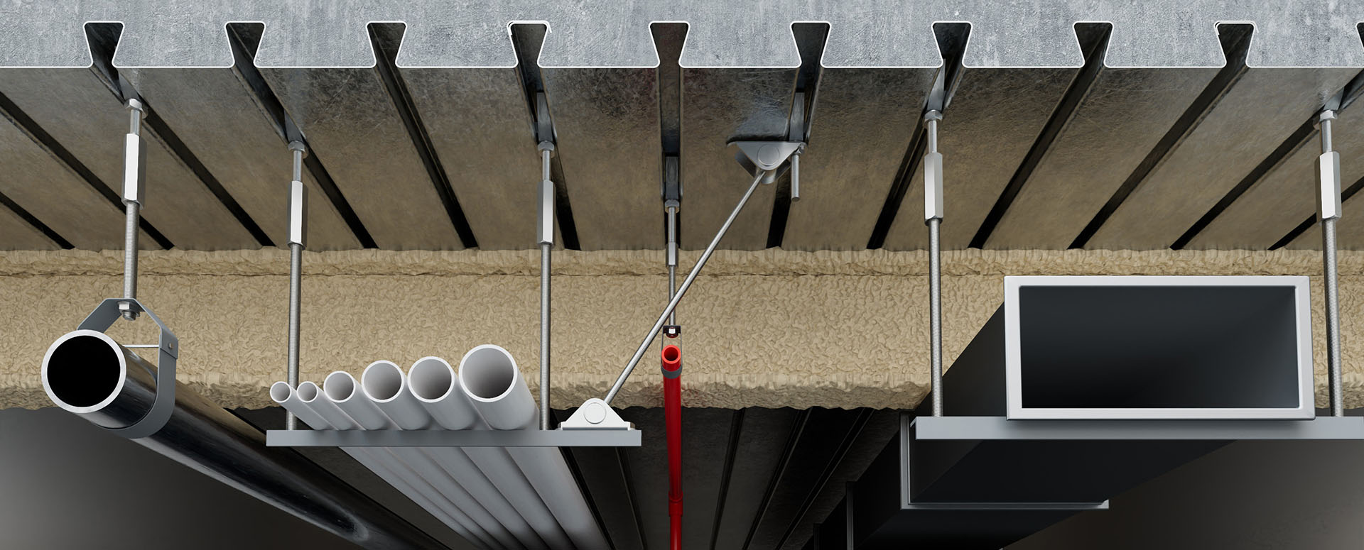 Transparency showing the PinTail™ Anchor connection